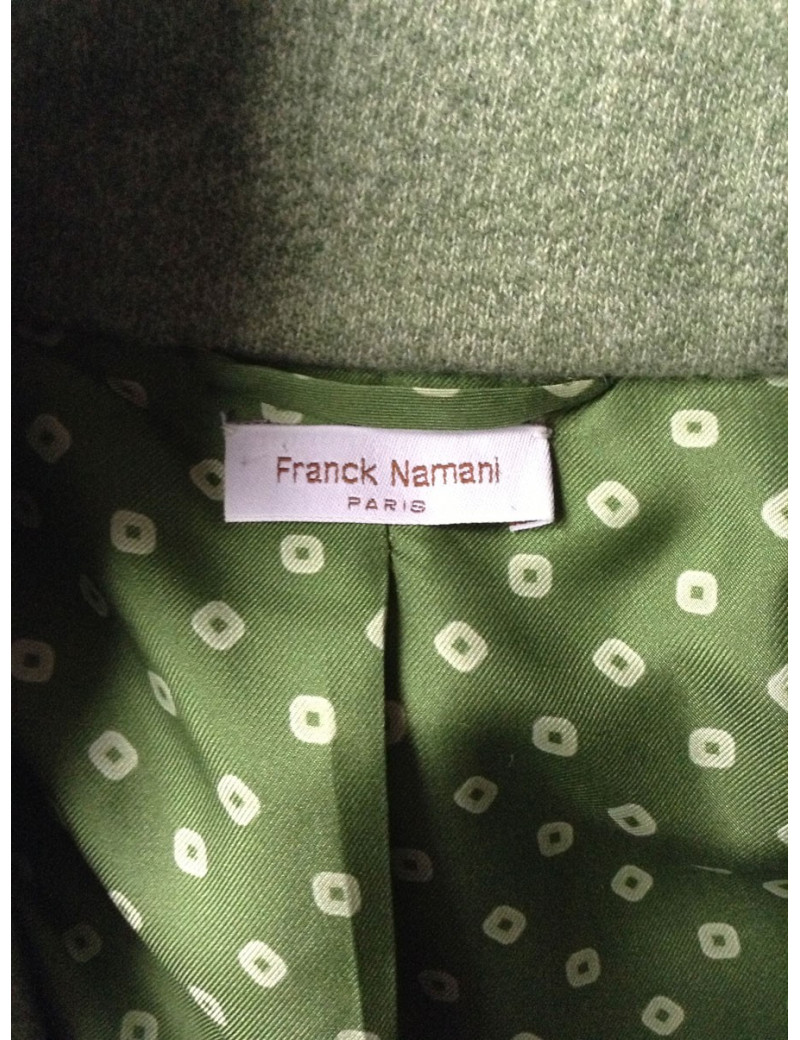 veste FRANCK NAMANI cachemire vert