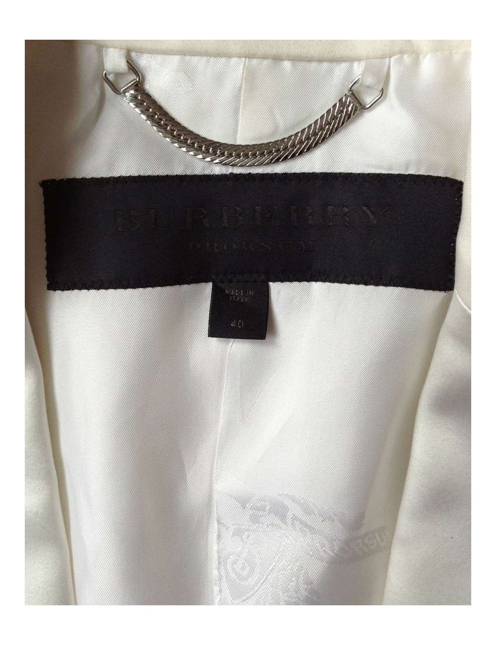 Smoking BURBERRY blanc t 40 it