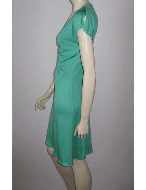 Robe EMILIO PUCCI soie turquoise t38 fr