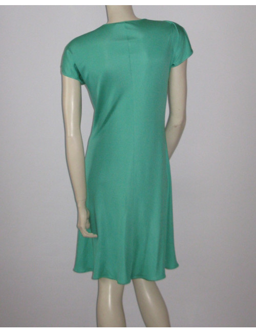 Robe EMILIO PUCCI soie turquoise t38 fr