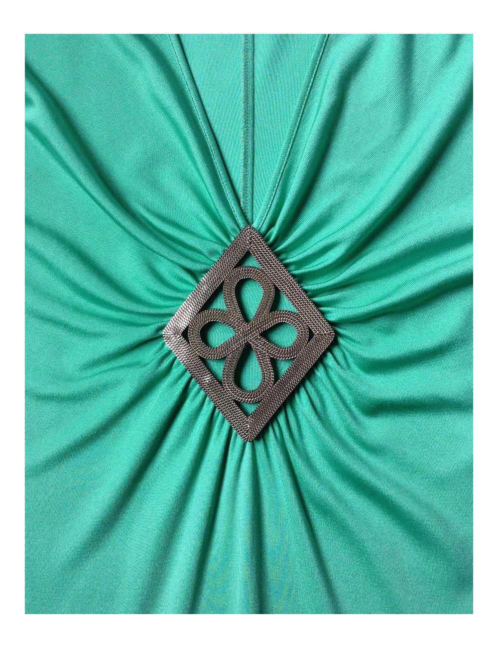 Robe EMILIO PUCCI soie turquoise t38 fr