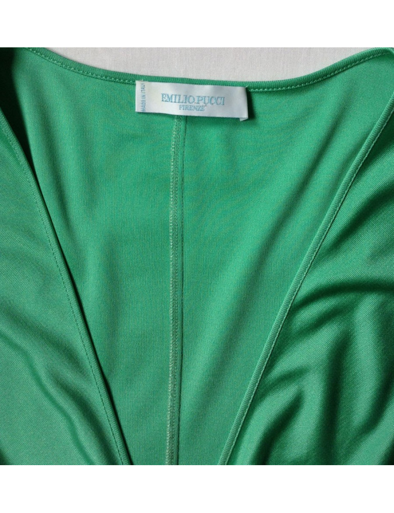 Robe EMILIO PUCCI soie turquoise t38 fr