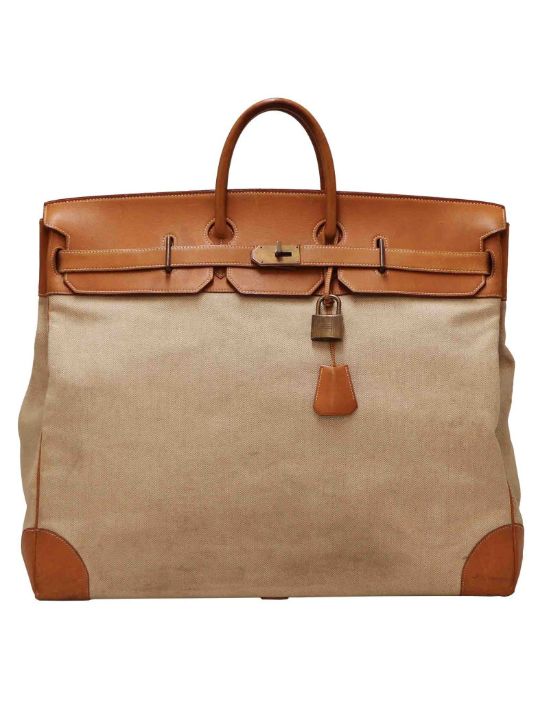 HAC 50 Hermes toile et cuir