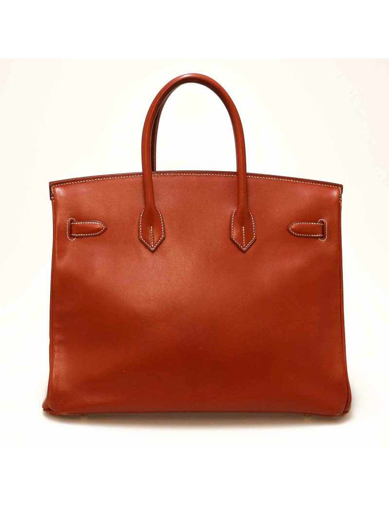HERMES Birkin 35 Box brick leather