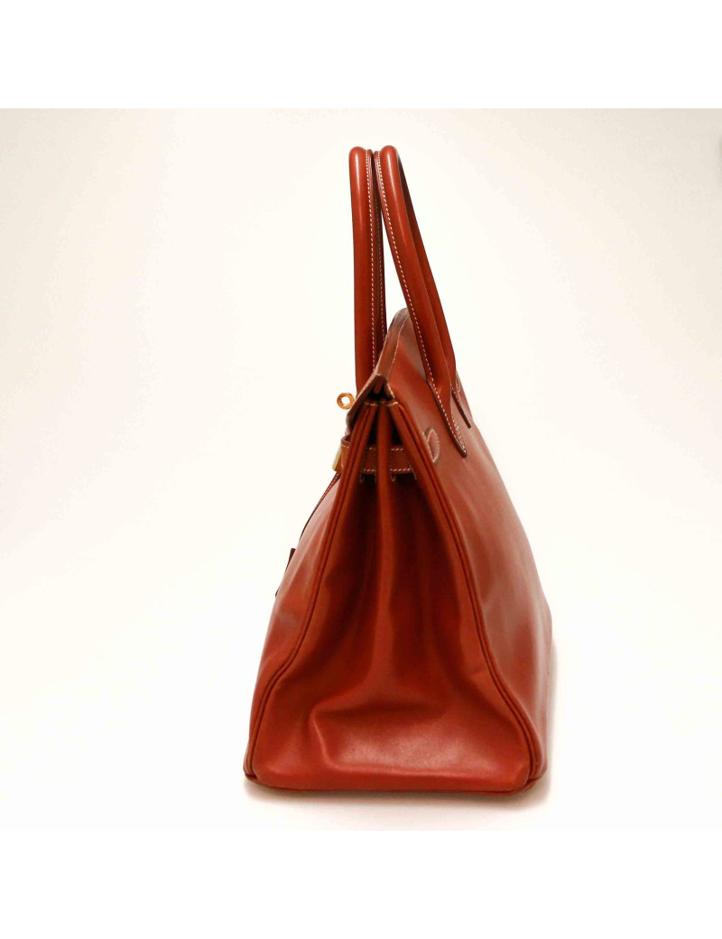 HERMES Birkin 35 Box brick leather