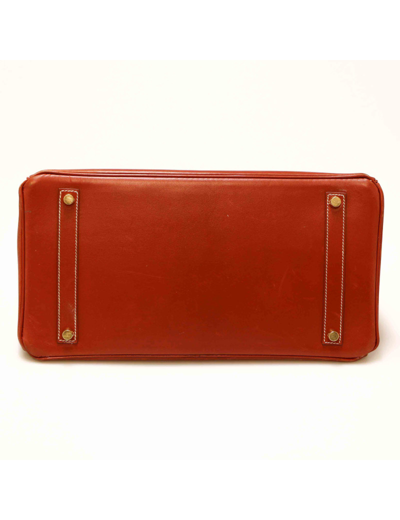 HERMES Birkin 35 Box brick leather