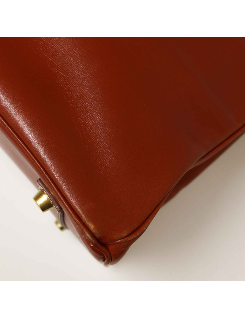HERMES Birkin 35 Box brick leather
