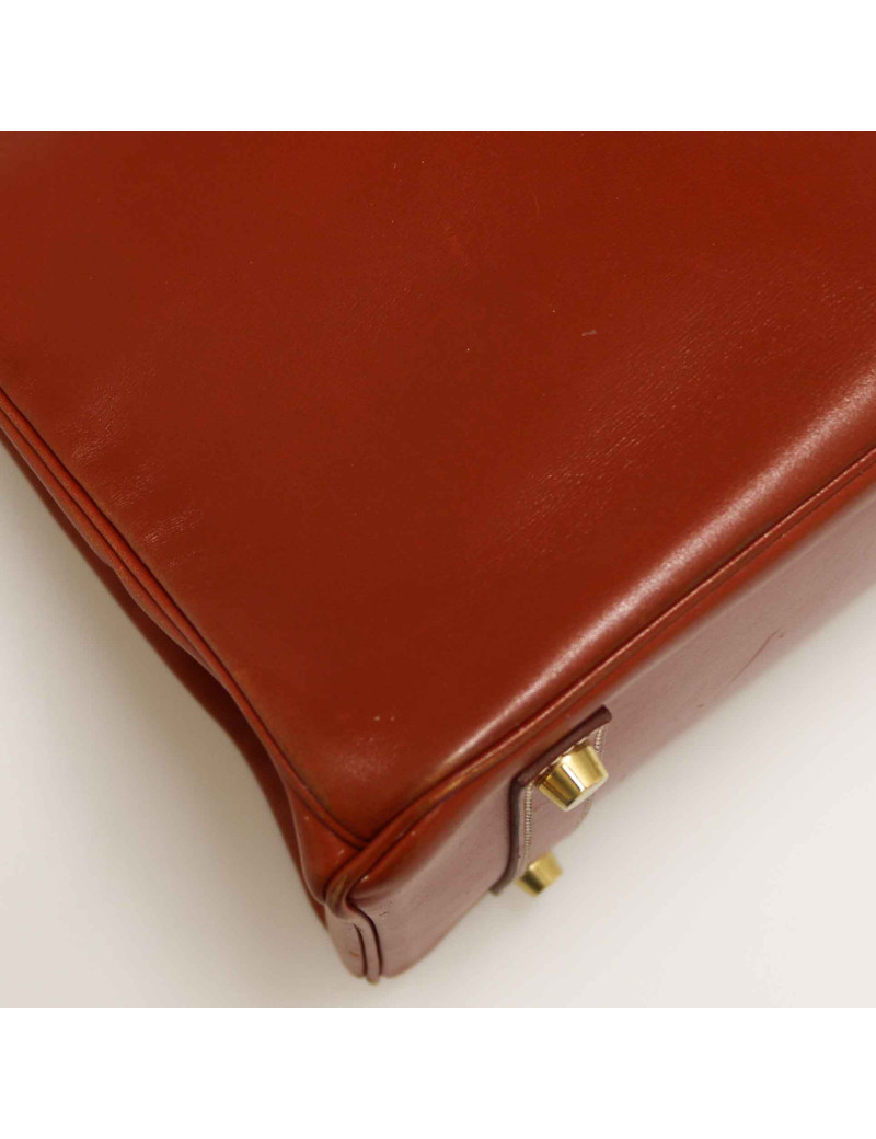 HERMES Birkin 35 Box brick leather