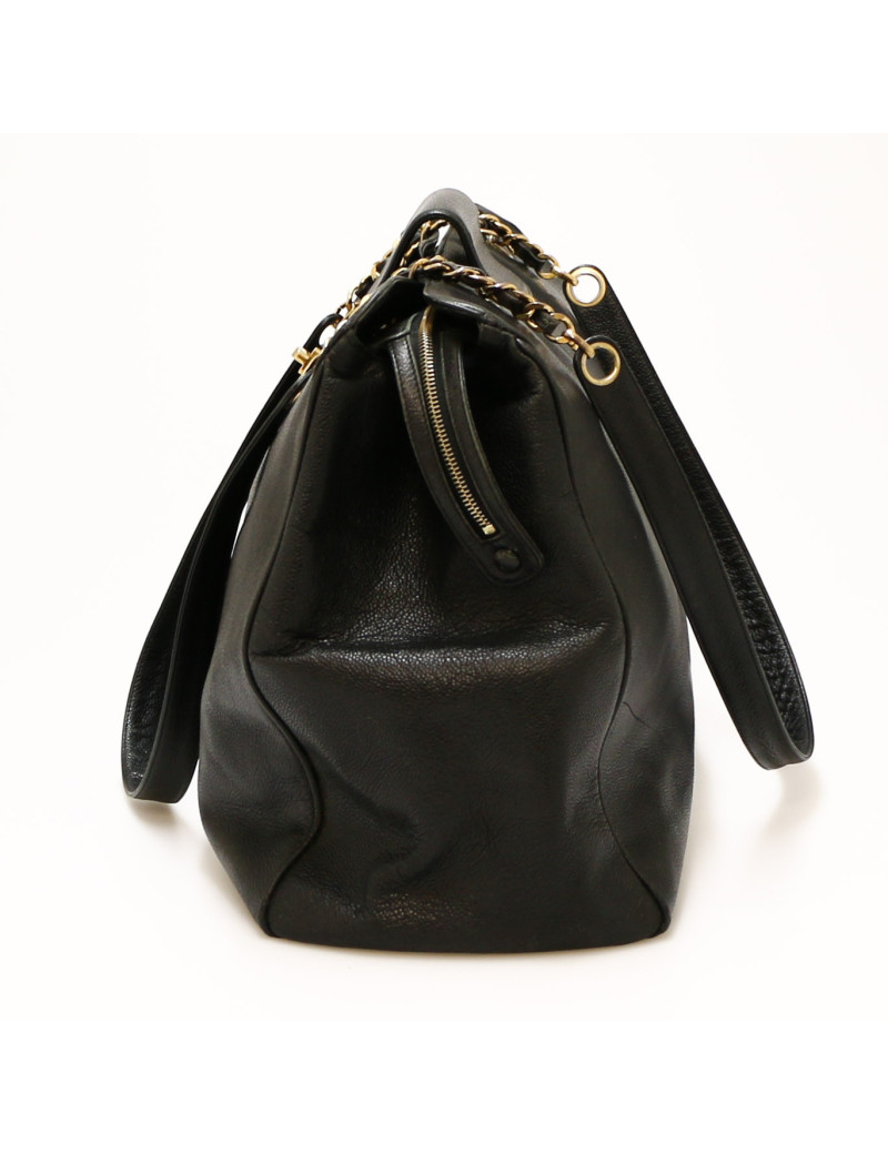 Cabas XL CHANEL cuir caviar grainé