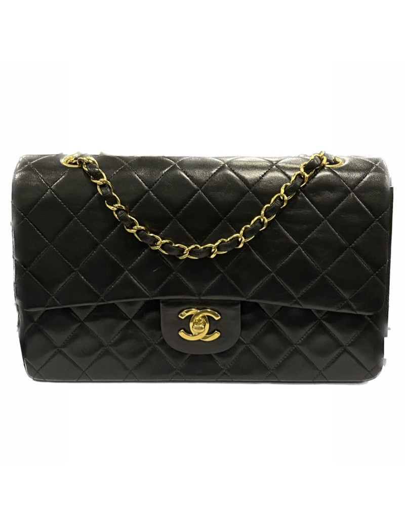Classique CHANEL double flap noir
