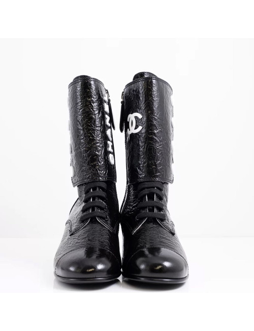 Boots CHANEL T 37 noires