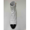 Bottes CHANEL T37 Collector guetres amovibles blanches