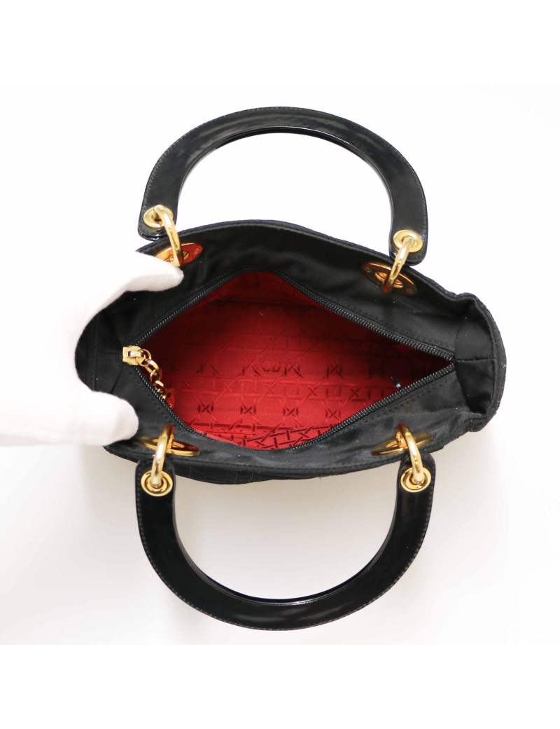 Lady D CHRISTIAN DIOR toile noire