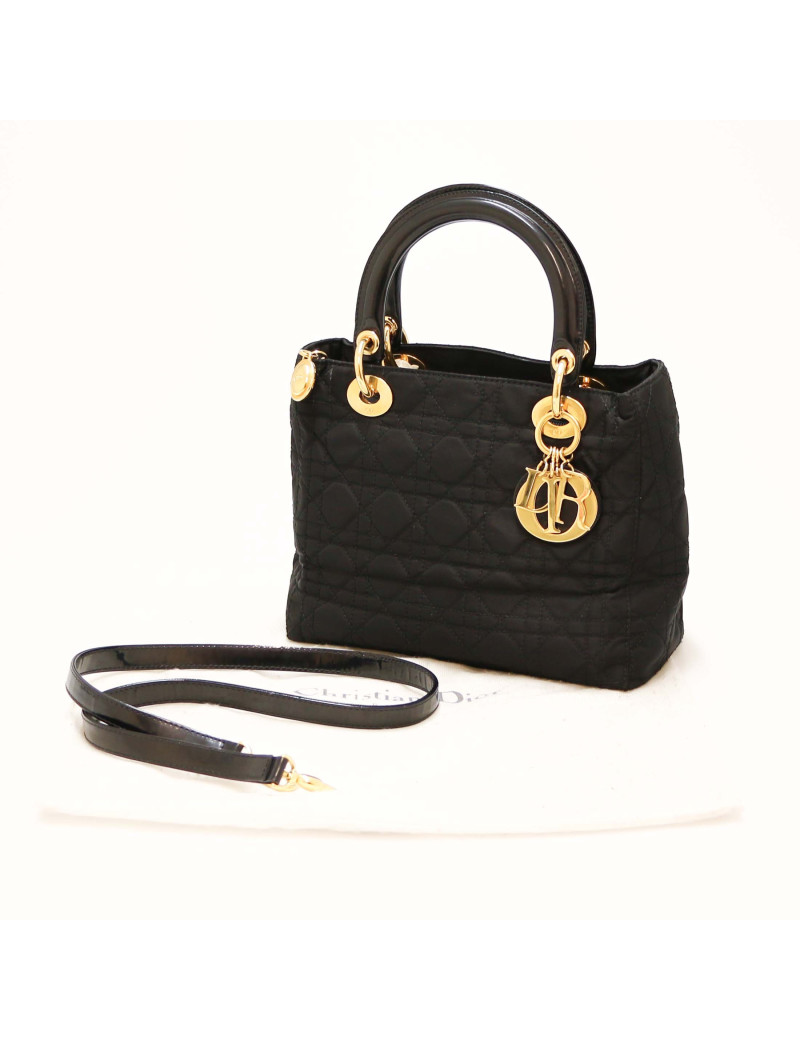 Lady D CHRISTIAN DIOR toile noire