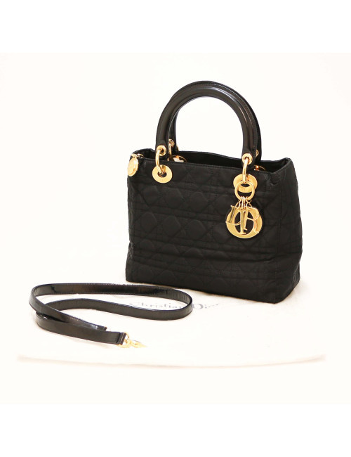Lady D CHRISTIAN DIOR toile noire