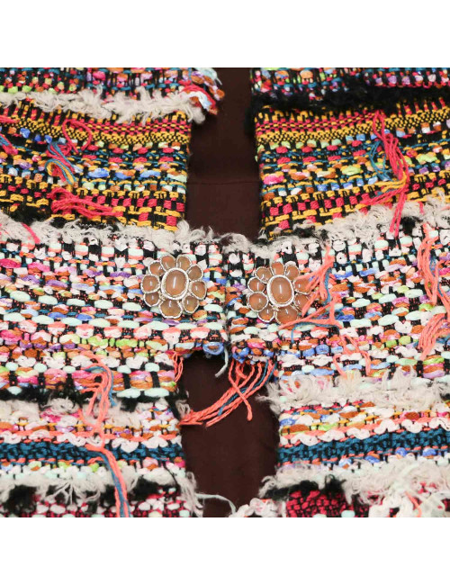 CHANEL coat with Lesage embroideries size 36FR