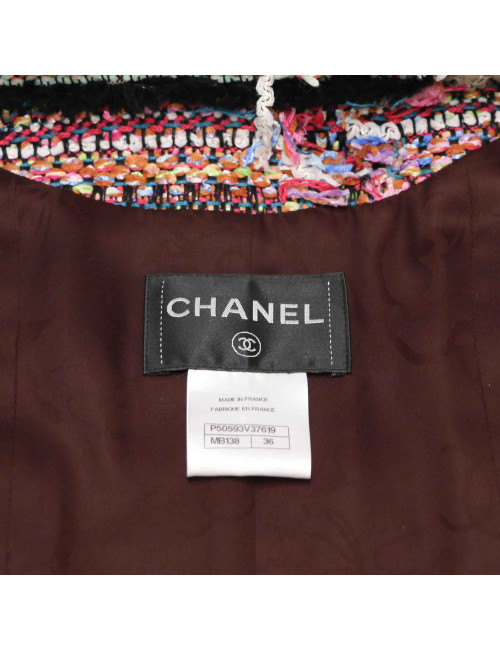 CHANEL coat with Lesage embroideries size 36FR