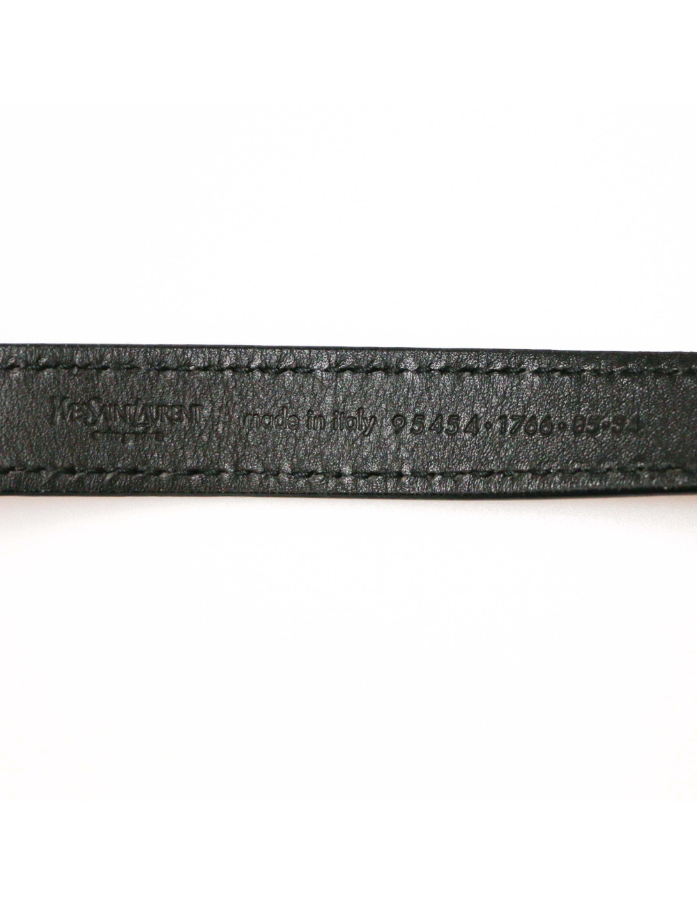 YVES SAINT LAURENT YSL vintage silver belt
