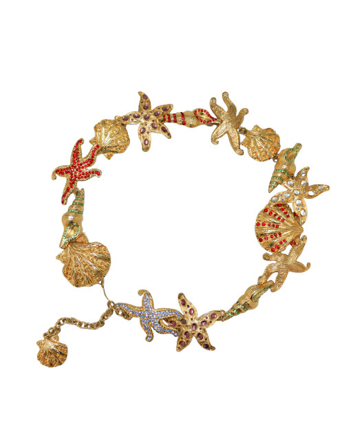 Ceinture GIANNI VERSACE coquillages