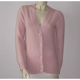 FRANCK NAF cashmere vest pink T36Fr