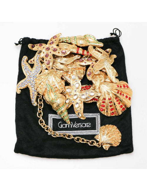 Ceinture GIANNI VERSACE coquillages