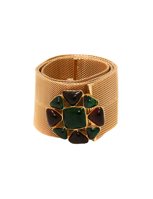 Ceinture Couture CHANEL pâte de verre 