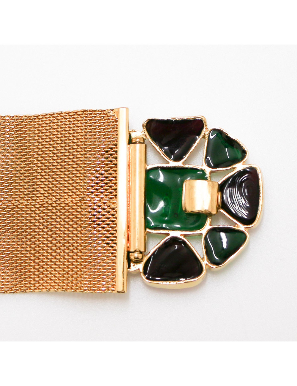 Ceinture Couture CHANEL pâte de verre 