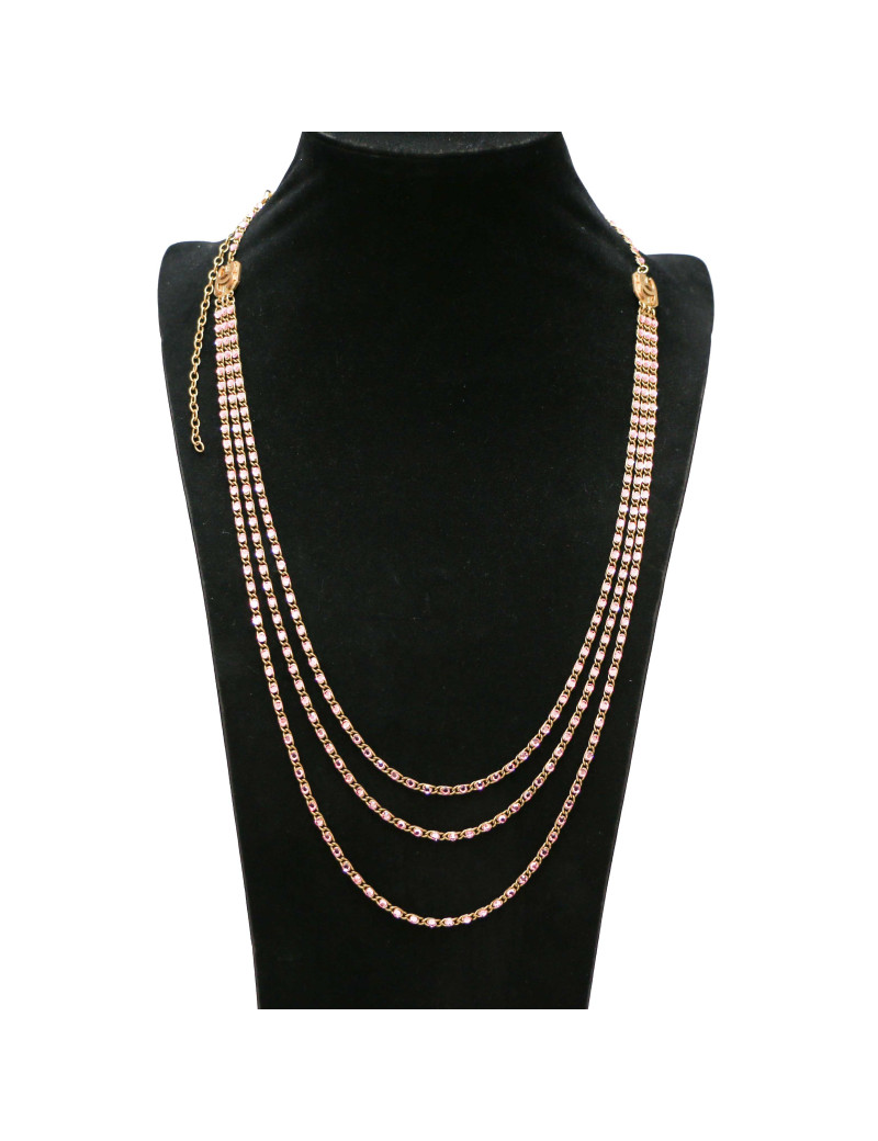 Sautoir CHANEL mult rangs Vintage