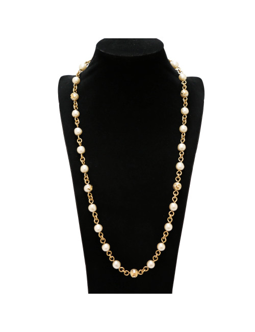 Sautoir CHANEL Vintage perles nacrées 