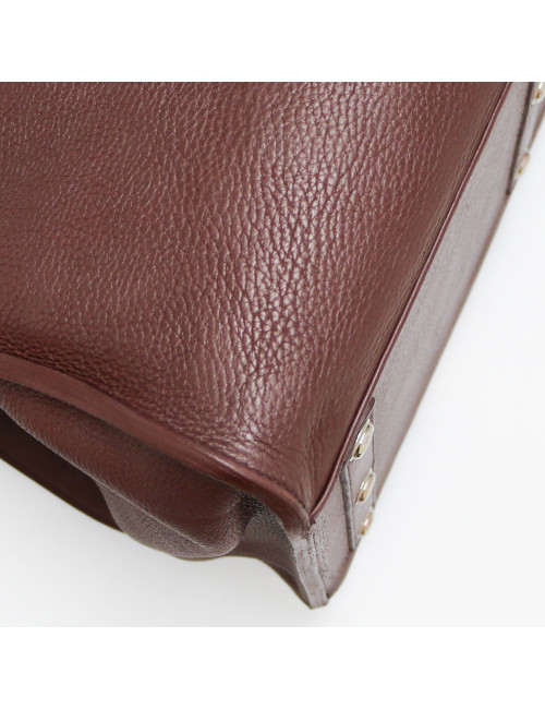 Sac weekend HERMES taurillon clémence marron