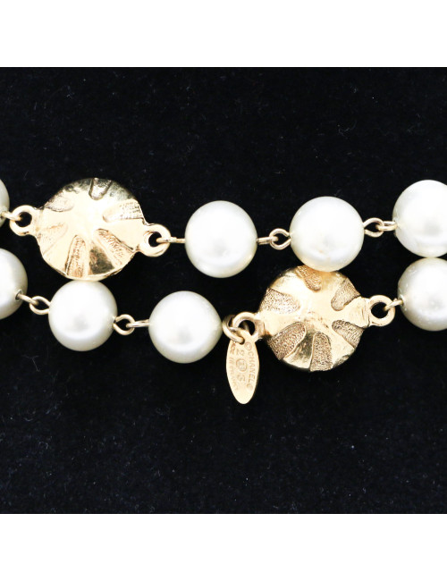 Long sautoir Vintage CHANEL perles nacrées