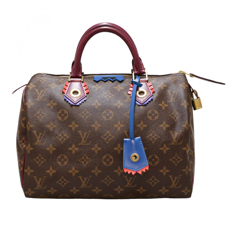 Louis Vuitton Speedy Shoulder Bag 25 Monogram Imprint