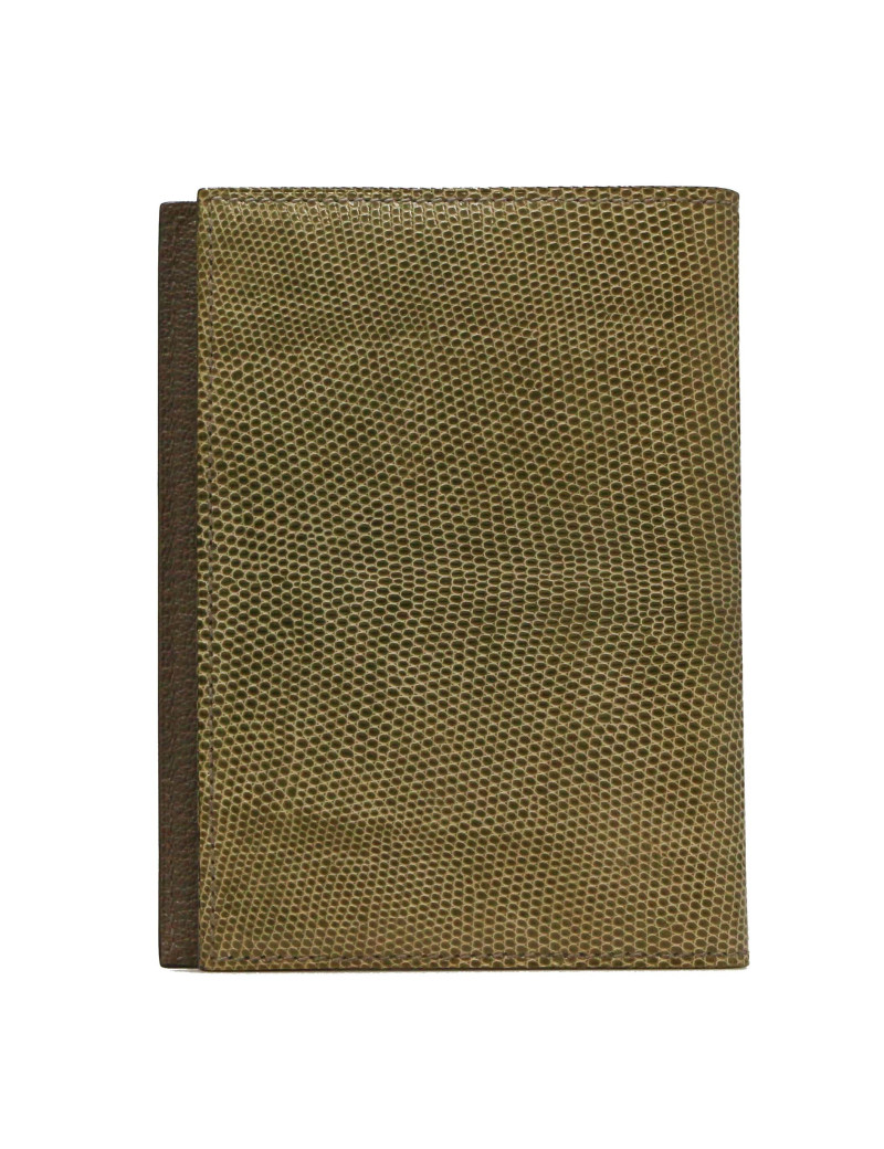 Porte agenda HERMES lezard vert