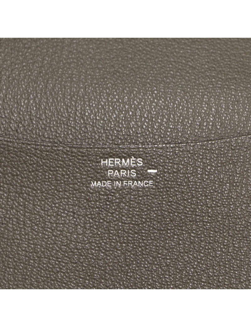 Porte agenda HERMES lezard vert