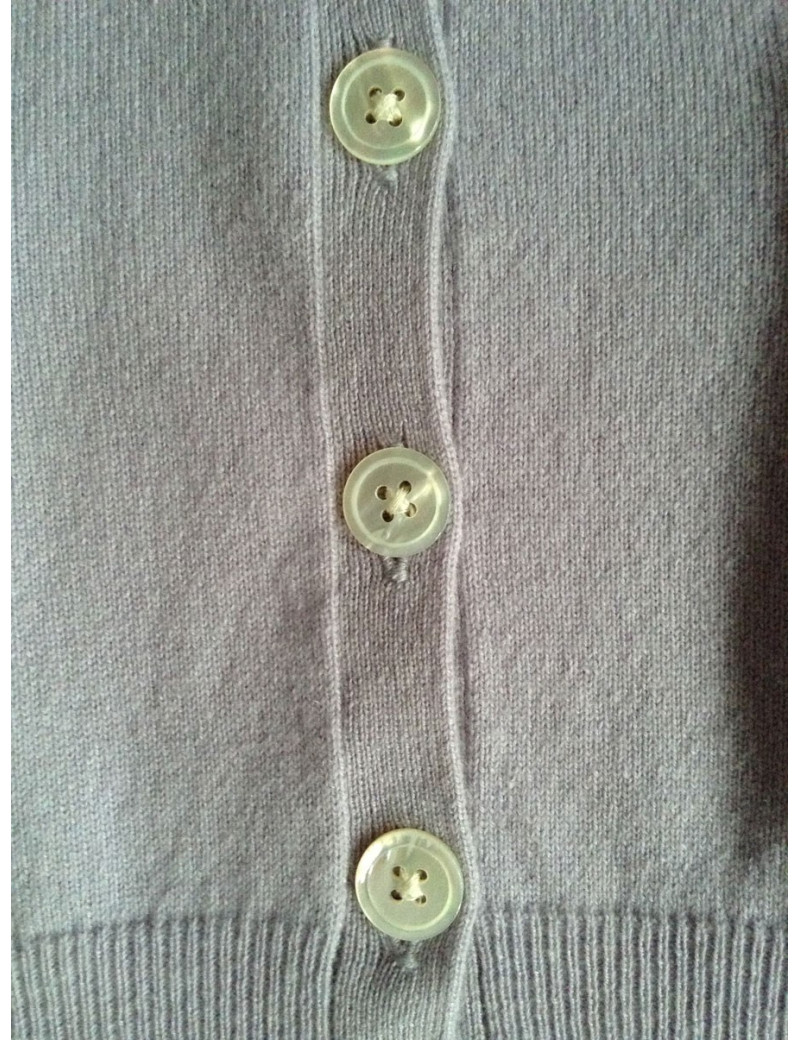 gilet RALPH LAUREN cachemire mauve t S