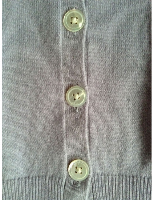 gilet RALPH LAUREN cachemire mauve t S