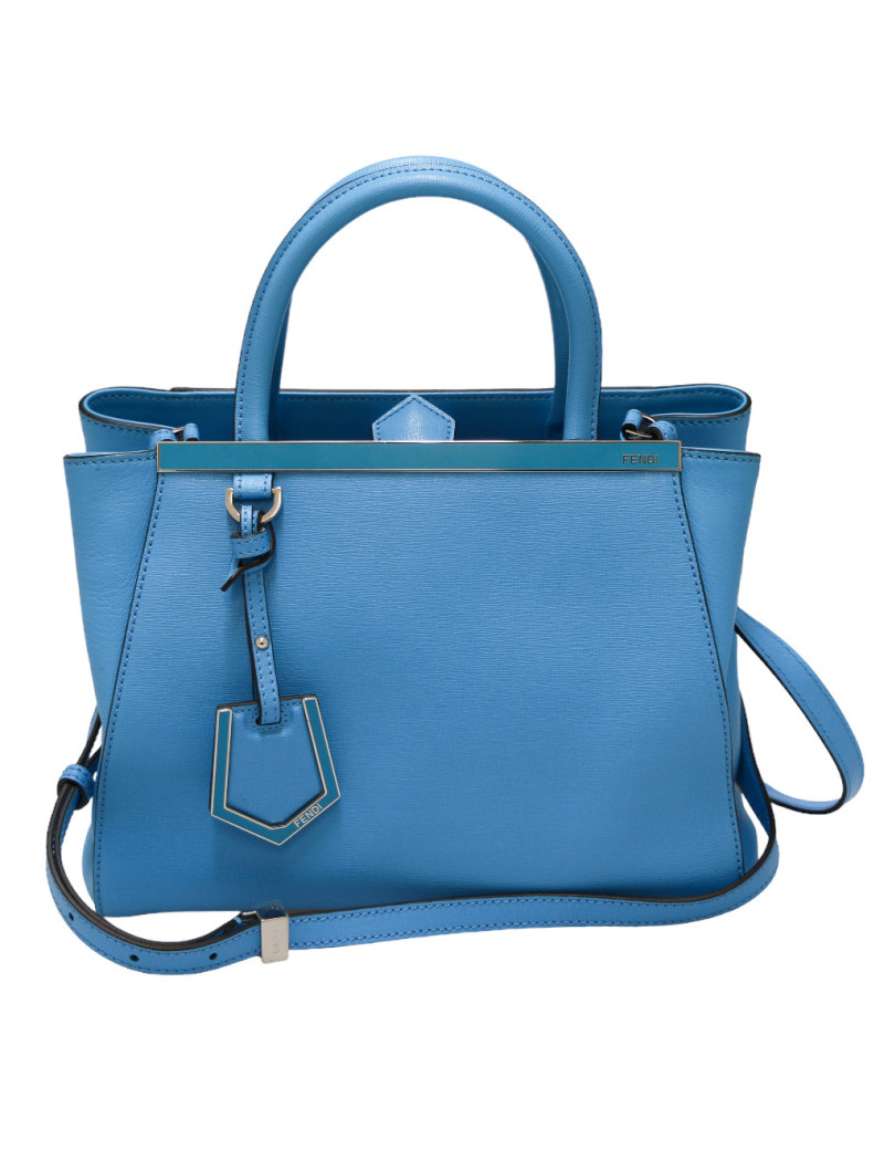 Sac FENDI cuir bleu