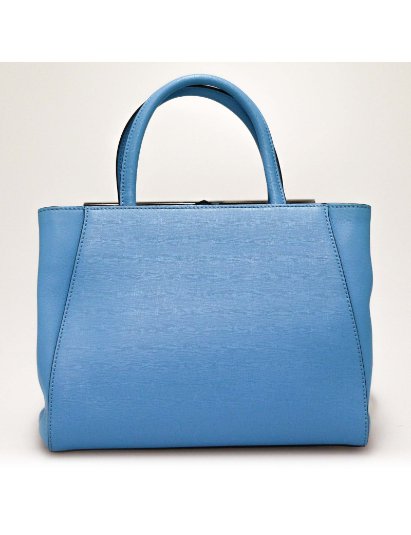 Sac en cuir FENDI bleu