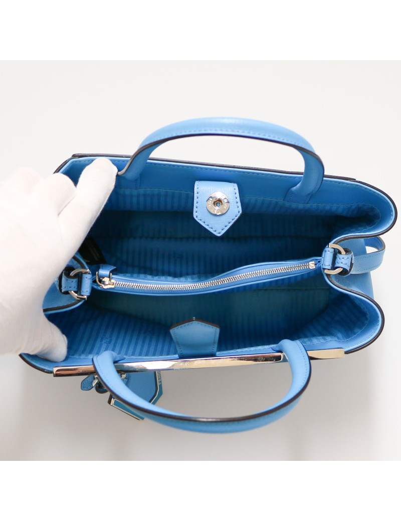 Sac en cuir FENDI bleu