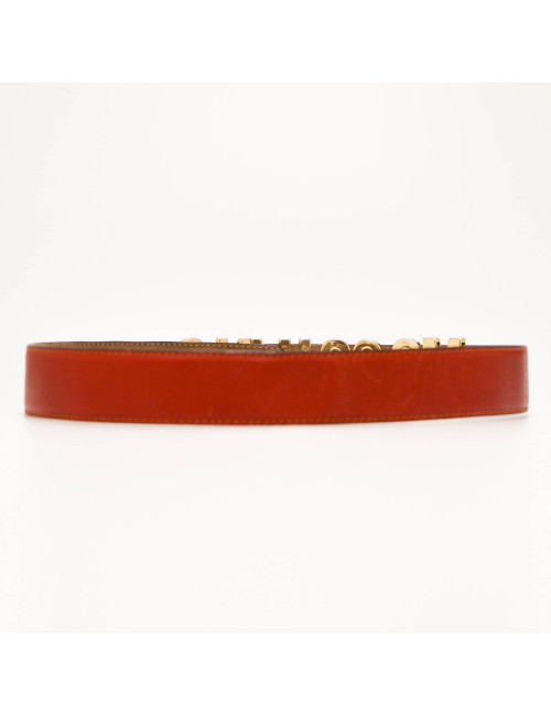 Ceinture MOSCHINO cuir rouge