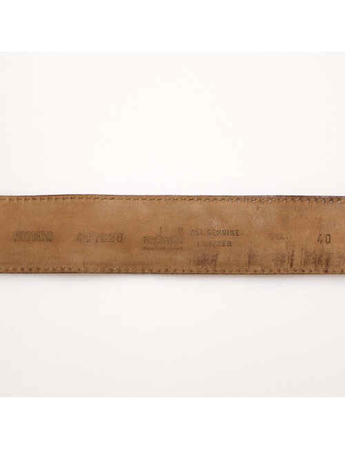 Ceinture MOSCHINO cuir rouge