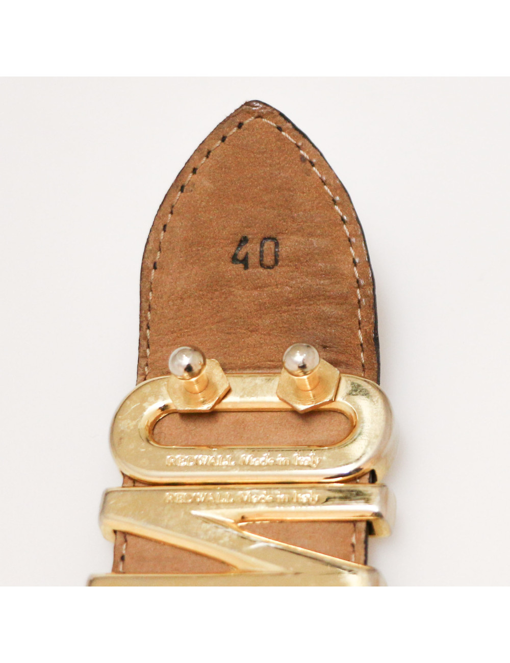 Ceinture MOSCHINO cuir noir