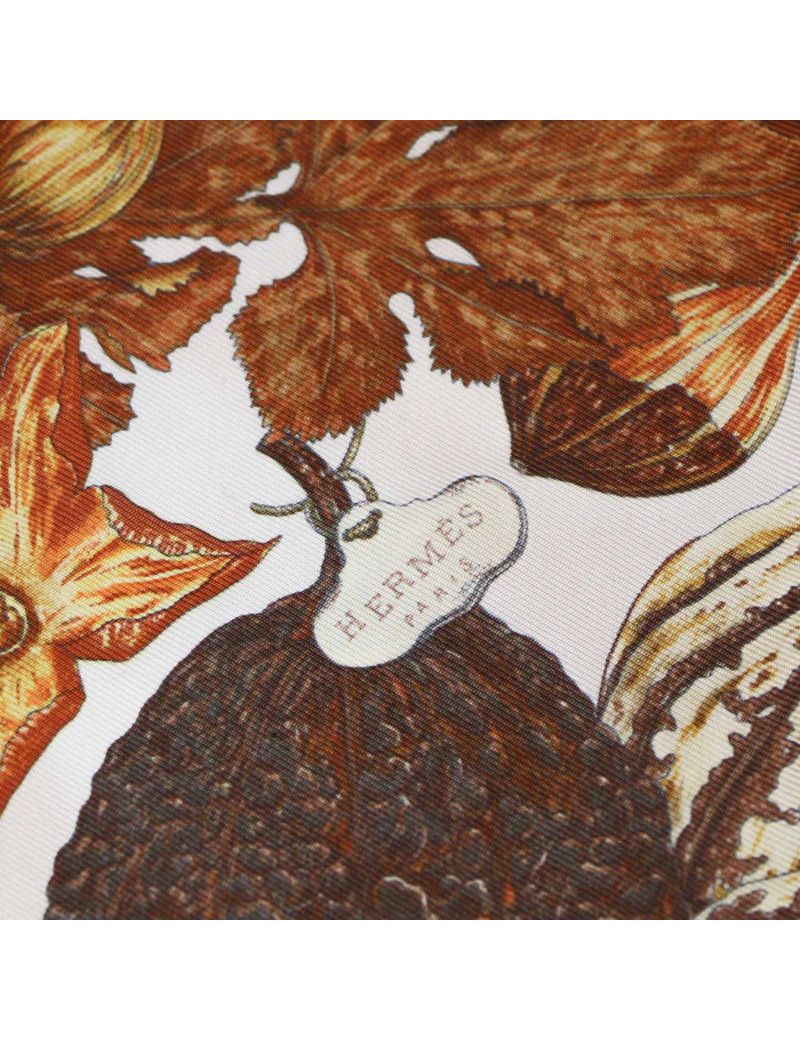 Petit carré HERMES Citrouilles et Coloquintes