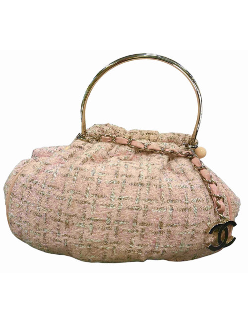 Sac tweed CHANEL rose