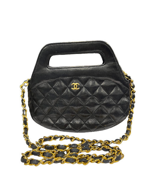 Mini sac CHANEL noir bandoulière