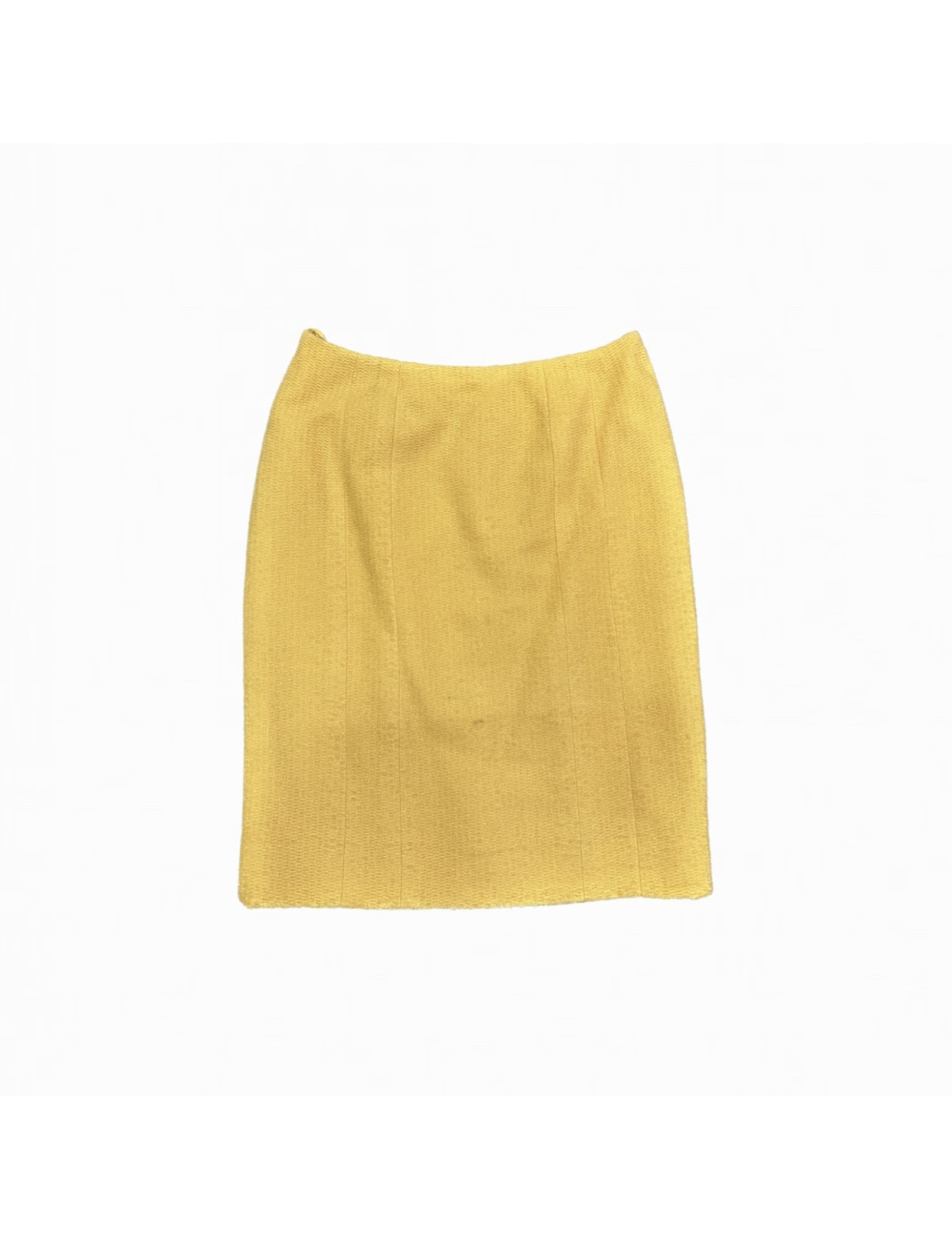 CHANEL vintage yellow jacket and skirt suit