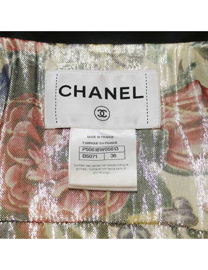 PerfectoT 36 CHANEL cuirMétiers d'Art Parisd-Dubai