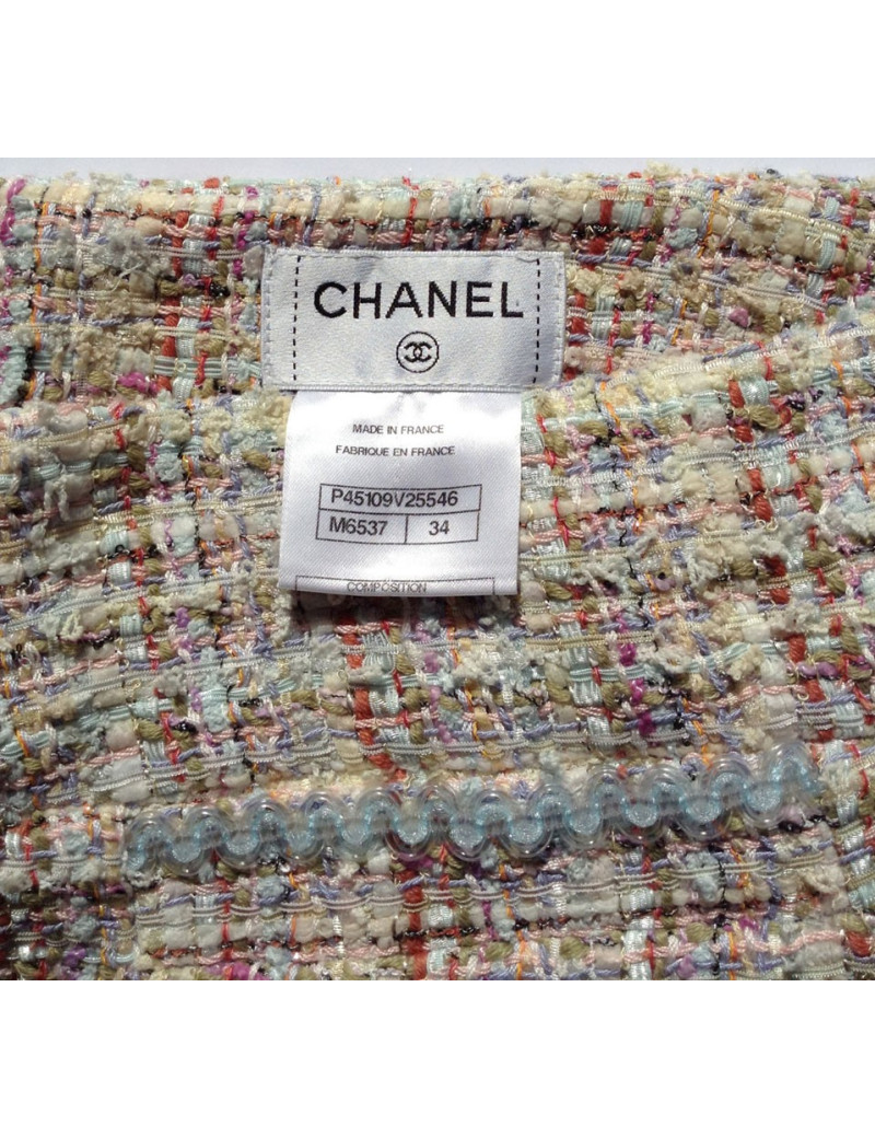Jupe CHANEL t34 tweed