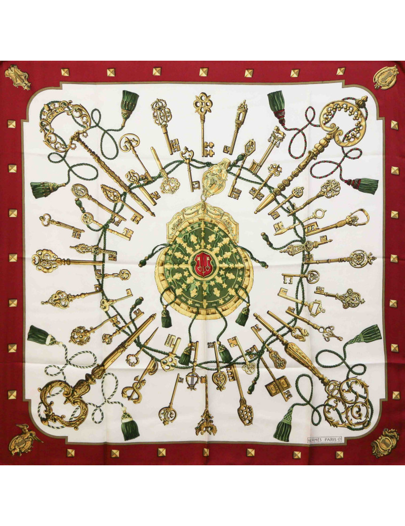 Carrée HERMES 90/90 Les Clefs