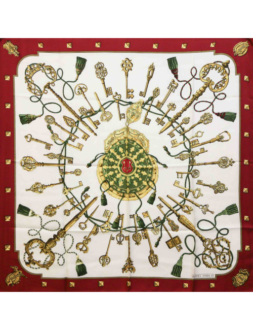 Carrée HERMES 90/90 Les Clefs